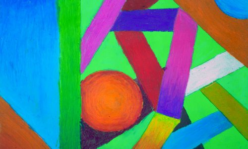 Student abstract artwork