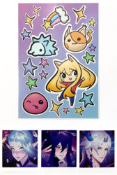 Digital compilation digital images ink jet print on paper by Jessie Lin, Year 12, Methodist Ladies’ College (MLC) Student artwork of video game characters