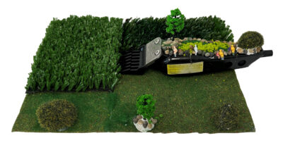 Mixed media, by Henry Chapman, Liam Reilly, Orlando McLean and Sam Dour, Year 7, Carey Baptist Grammar School Student artwork