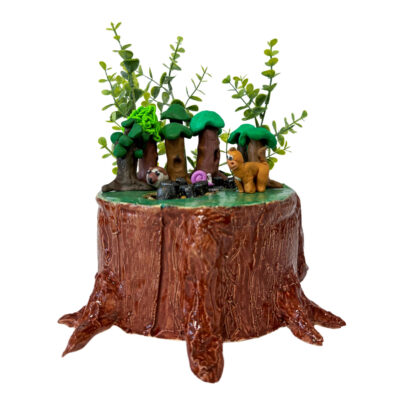 Mixed media sculpture by Ashley Dorrington, Year 9, Lowther Hall Anglican Grammar School Student sculptural artwork